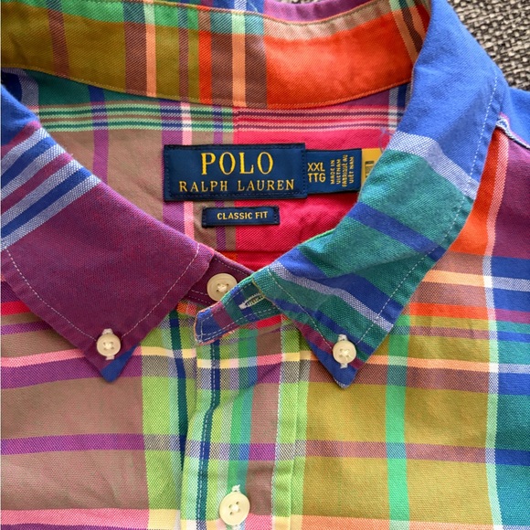 Ralph Lauren Multicolor Plaid Button Down Shirt - Picture 3 of 5
